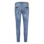 Cream Holly Jeans Baiily  Fit 7/8 Light Blue Denim